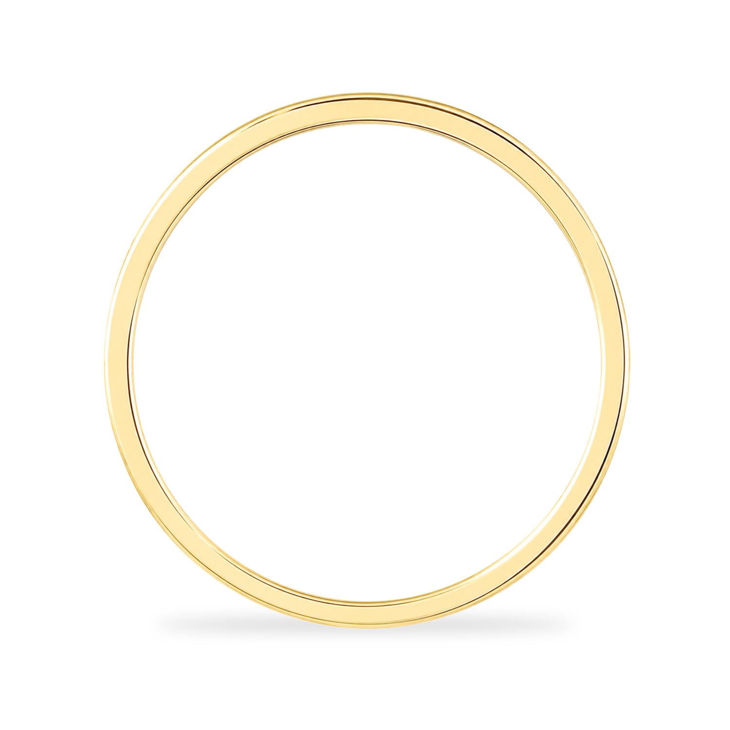 9ct Yellow Gold CZ Ruby Eternity Ring
