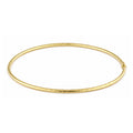 9ct Yellow Gold 6.5cm Diamond Cut Closed Bangle