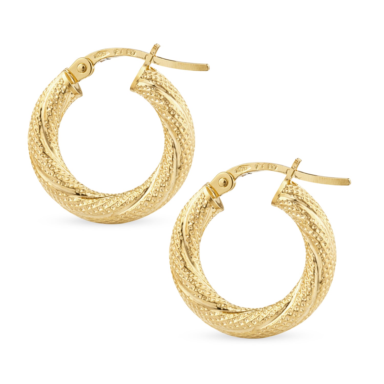 Huggie Hoop Earrings - detail view | Prime Jewellery