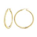 Classic Large Hoop Earrings 9ct Yellow Gold | Prime Jewellery