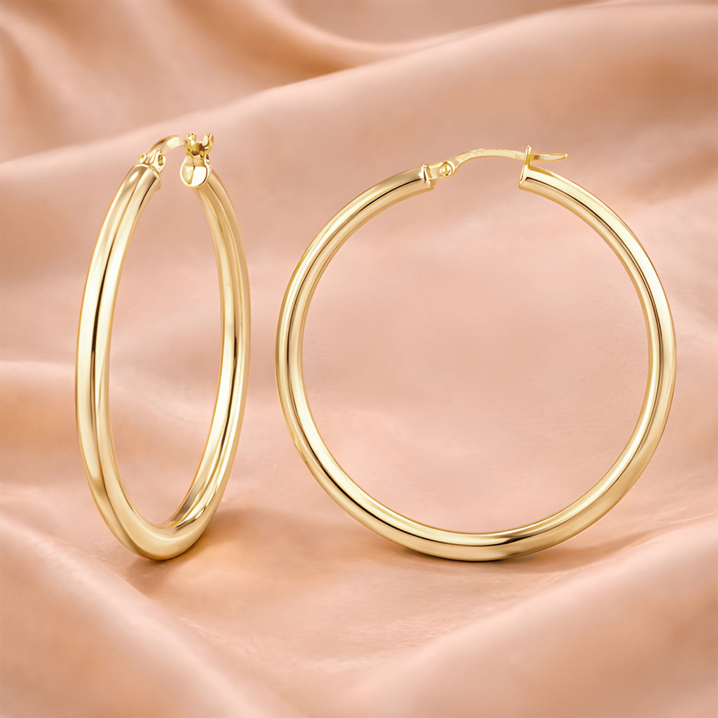 Classic Large Hoop - detail view | Prime Jewellery
