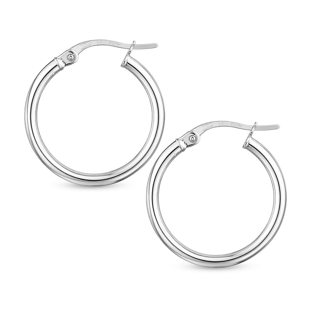 Small Hoop Earrings - detail view | Prime Jewellery
