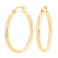 9ct Yellow Gold Hoop Earrings