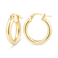 9ct Gold Polished Mini Hoop Earrings