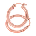 9ct Rose Gold Hoop Earrings