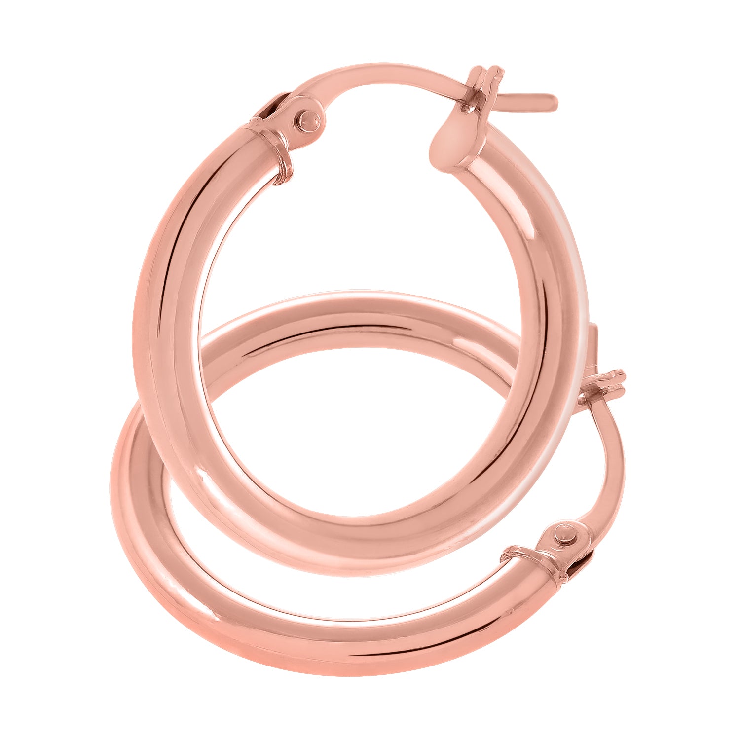 9ct Rose Gold Hoop Earrings