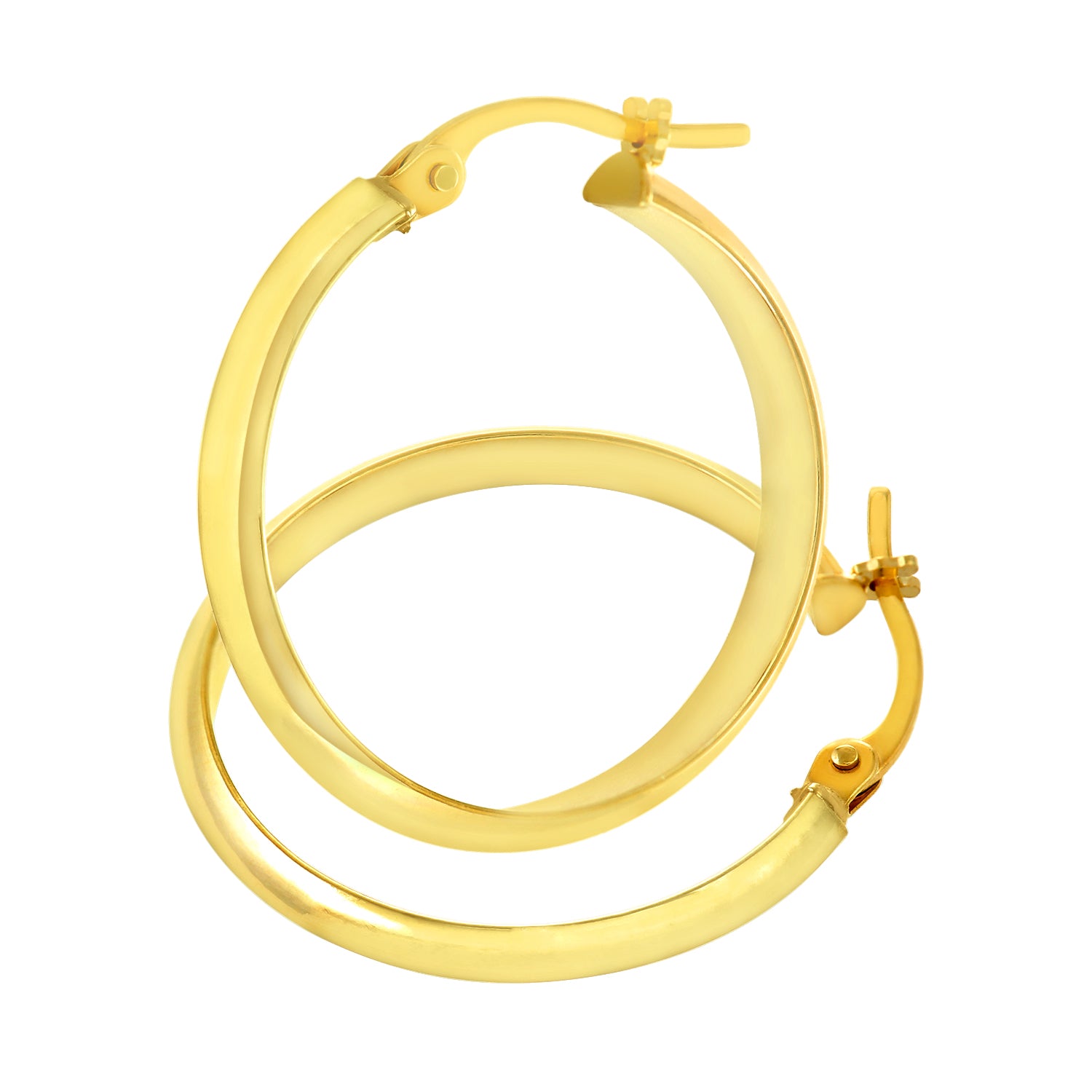 9ct Yellow Gold Hoop Earrings