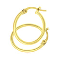 9ct Yellow Gold Small Hoop Earrings