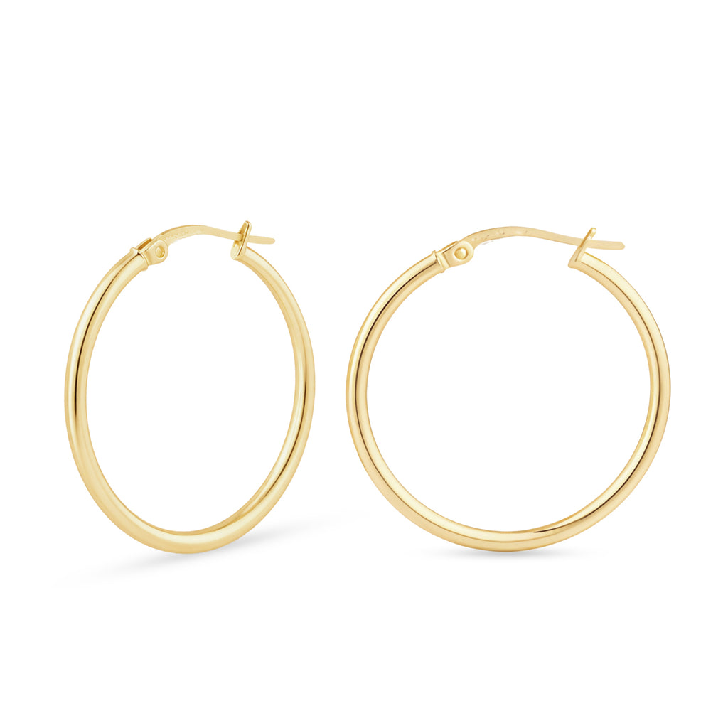 Hoop Earrings 9ct Yellow Gold | Prime Jewellery