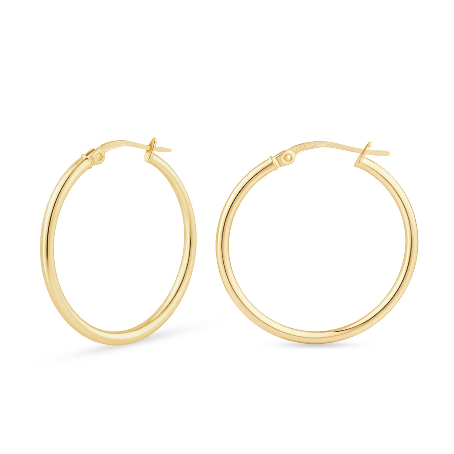 Hoop Earrings 9ct Yellow Gold | Prime Jewellery