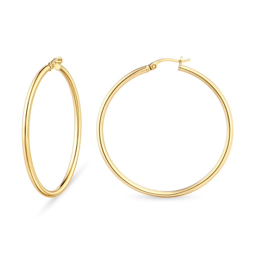 Hoop Earrings 9ct Yellow Gold | Prime Jewellery