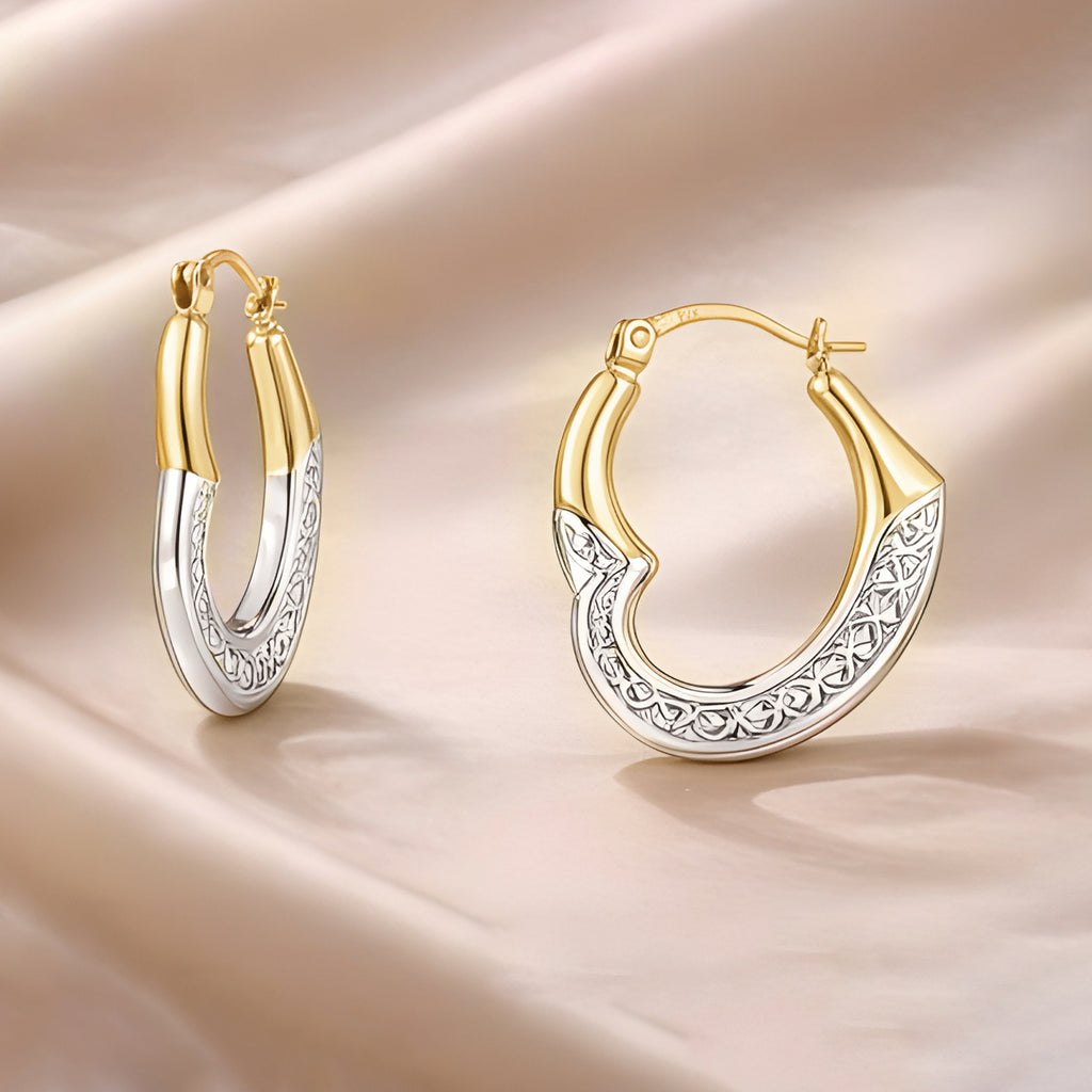 Two-Tone Heart Small - detail view | Prime Jewellery
