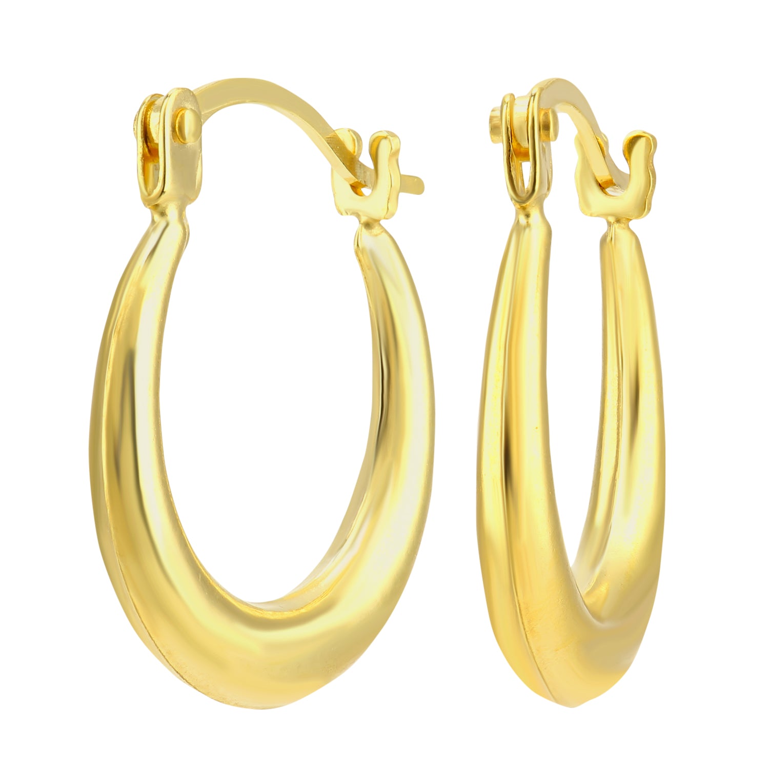 9ct Yellow Gold Hoop Earrings