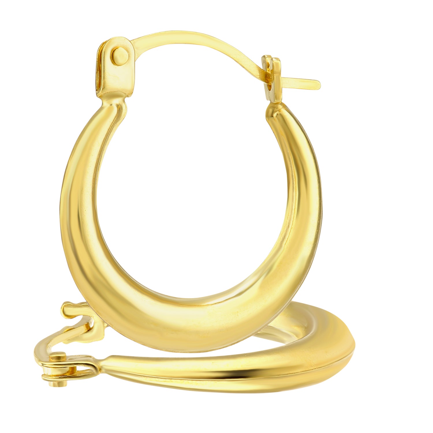 9ct Yellow Gold Hoop Earrings