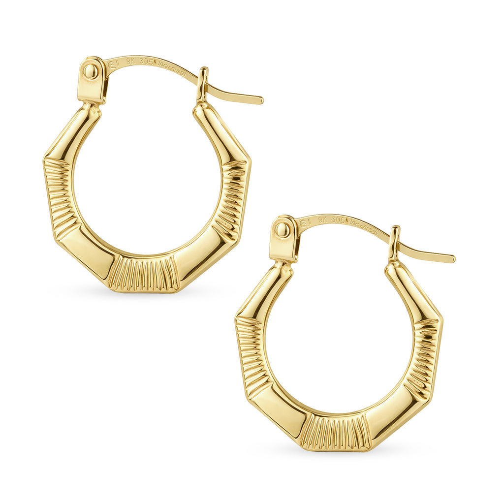 Creole Huggie Hoop - detail view | Prime Jewellery