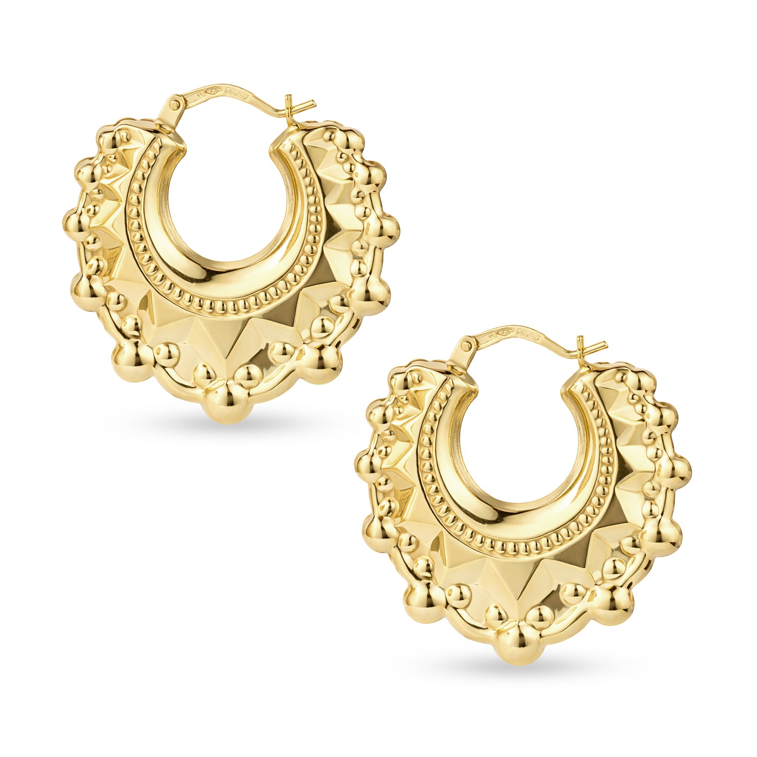 Victorian Hoop Earrings - detail view | Prime Jewellery