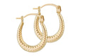 9ct Yellow Gold Small Hoop Earrings